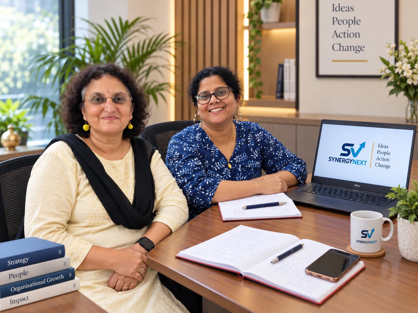 The Synergy Next team in the boardroom